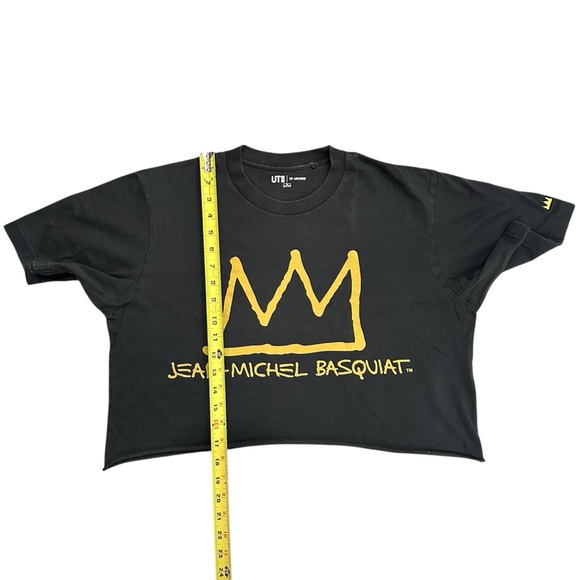 Jean Michel Basquiat Women’s Uniqlo Crop Tee Size M - Picture 3 of 4